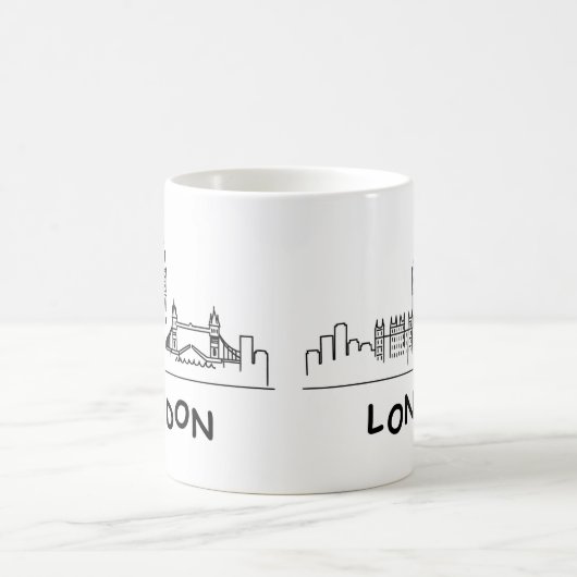 Londoner Becher Kaffeetasse (Mittel)