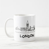 Londoner Becher Kaffeetasse (Links)