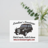 Londoner Beförderung Postkarte (Stehend Vorderseite)