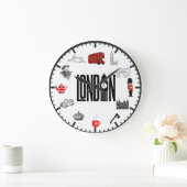 Londoner Bilderuhr Große Wanduhr (Zuhause)