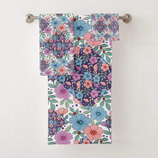 Londoner Blumenmarkt Badhandtuch Set (Insitu)