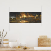 Londoner Brand 1666 Poster (Küche)