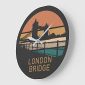 Londoner Brücke Große Wanduhr (Winkel)