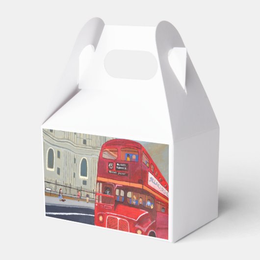 Londoner Bus-Gefälligkeitsbox Geschenkschachtel (Rückseite)