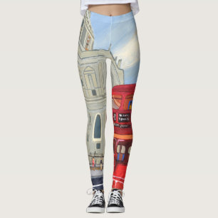 Londoner Bus-Leggings Leggings