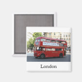 Londoner Bus Magnet (Vorderseite/Rückseite)