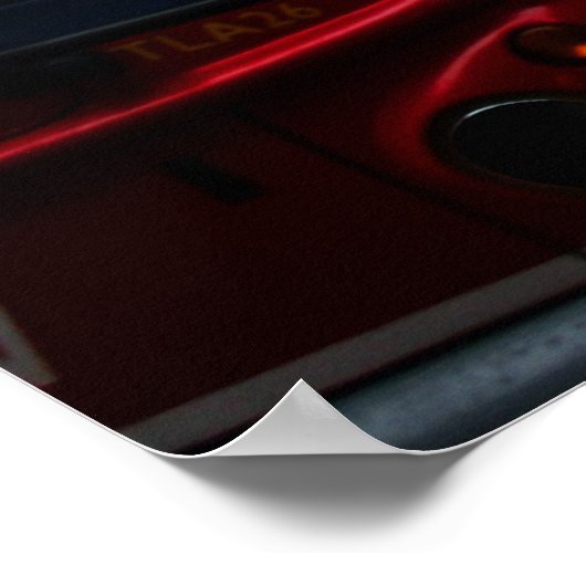 Londoner Bus Poster (Ecke)