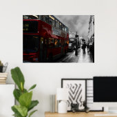 Londoner Bus Poster (Heimbüro)