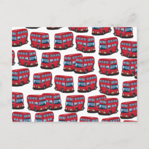 Londoner Bus Postkarte