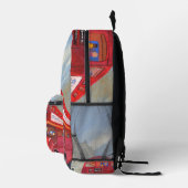 Londoner Bus-Rucksack Bedruckter Rucksack (Rechts)