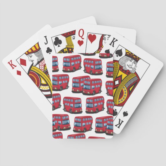 Londoner Bus Spielkarten (Rückseite)