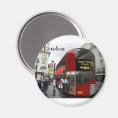Londoner Bus (St.K.) Magnet (Vorderseite/Rückseite)