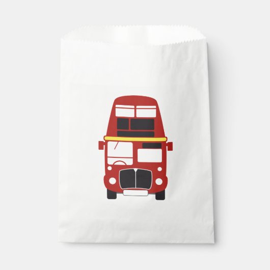 Londoner Busbeutel Gastgeschenk | Begehrensack Geschenktütchen (Vorderseite)