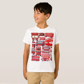 Londoner Busse/rote Busse T-Shirt (Vorne ganz)