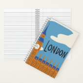 Londoner City-Notebook Notizblock (Innen)