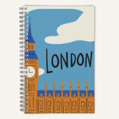 Londoner City-Notebook Notizblock (Vorderseite)