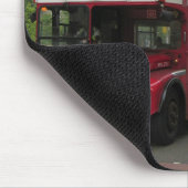 Londoner Doppeldecker-Bus Mousepad (Ecke)