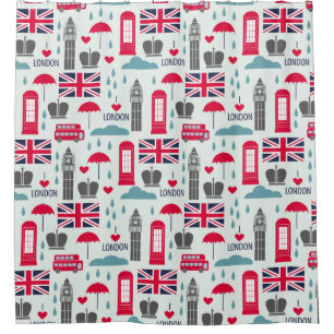 Londoner Duschvorhang