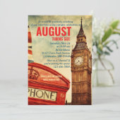 Londoner Einladung (Stehend Vorderseite)