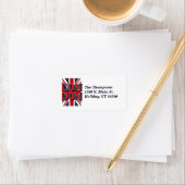 Londoner Flagge / Mailing Labels Adressaufkleber (Insitu)
