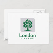 Londoner Flagge: Ontario Postkarte (Vorne/Hinten)