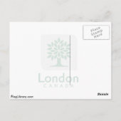 Londoner Flagge: Ontario Postkarte (Rückseite)