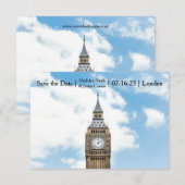 Londoner Foto - 3x5 Save the Date (Vorne/Hinten)