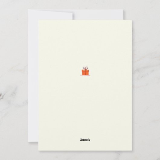 Londoner Fuchs Feiertagskarte (Rückseite)