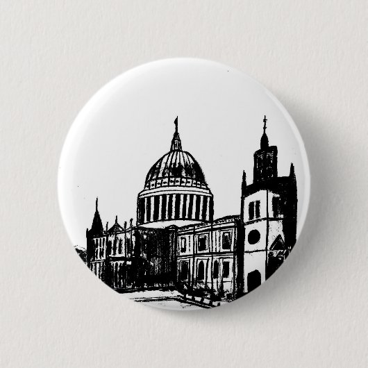 Londoner Gemälde Button (Vorderseite)