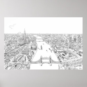 Londoner Illustration Poster