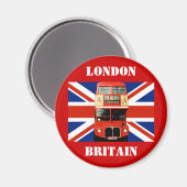 Londoner Kühlschrankmagnet (Vorderseite/Rückseite)