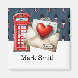 Londoner Liebe Letter for Lover Magnet
