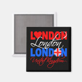 Londoner Magnet (Vorderseite/Rückseite)