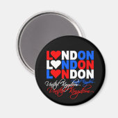 Londoner Magnet (Vorderseite/Rückseite)