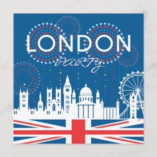 Londoner Party Einladung