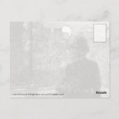 Londoner Polizist bei Nacht Postkarte (Rückseite)