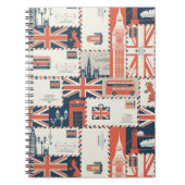 Londoner Post-Foto-Notebook Notizblock (Vorderseite)