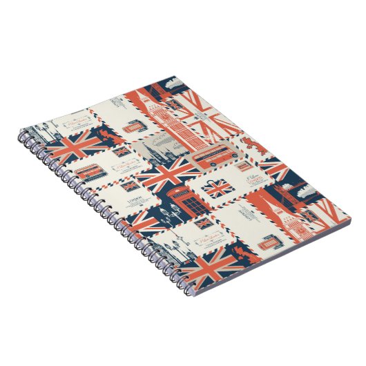 Londoner Post-Foto-Notebook Notizblock (Rechte Seite)