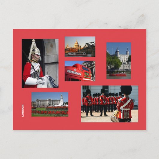 Londoner Postkarte (Vorderseite)