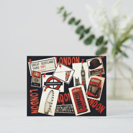 Londoner Postkarte (Stehend Vorderseite)