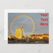 Londoner Postkarte (Vorne/Hinten)
