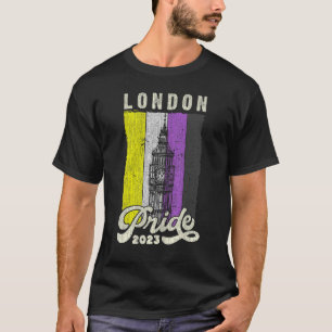 Londoner Pride-Flag 2023 Big Ben - Nichtbinäre-Pri T-Shirt