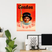 Londoner Reiseplakat Poster (Heimbüro)