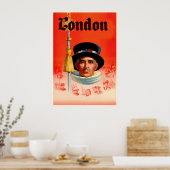 Londoner Reiseplakat Poster (Küche)