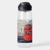 Londoner Roter Bus Trinkflasche (Rückseite)