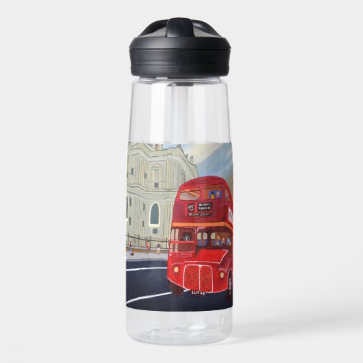 Londoner Roter Bus Trinkflasche (Vorne)