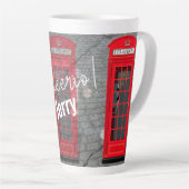 Londoner rotes Telefonhäuschen Milchtasse (Rechte Ecke)