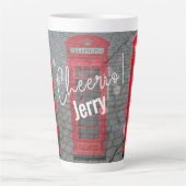 Londoner rotes Telefonhäuschen Milchtasse (Vorderseite)