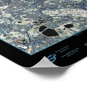 Londoner Satellitenposter Poster (Ecke)