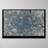 Londoner Satellitenposter Poster (Vorne)